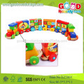 2015Hotsale E Fabricantes Crazy Alphabet Wooden Kids Train Toys Set